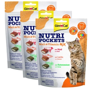 GIMCAT NUTRI POCKETS Malt & Vitamin 3x150g