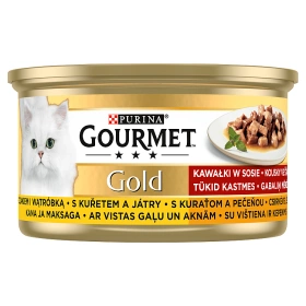 Purina Gourmet Gold pui/ficat in sos 85g