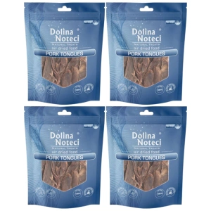 DOLINA NOTECI Natural Treats Pork Tongues pentru câini 4x150g