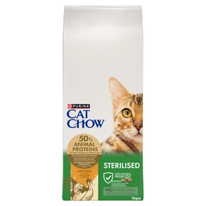 PURINA Cat Chow Hrană sterilizată cu curcan 15 kg