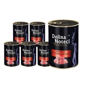 Noteć Valley Premium pentru pisici, bogată în carne de vițel, 12x400g
