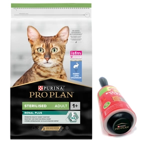 PRO PLAN Sterilised Renal rabbit rich cat food 10 kg + role de haine GRATUIT!!!