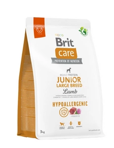 BRIT CARE Câine hipoalergenic Junior rasă mare Miel 3kg