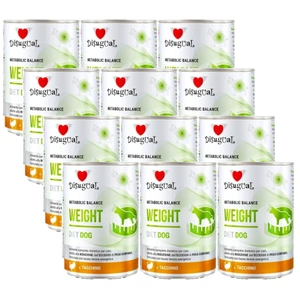 Disugual Hrană umedă pentru câini Veterinary WEIGHT Curcan (adult) 12x400g