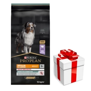 Purina Pro Plan Adult Medium &amp; Large Digestion OptiDigest 12 kg + SURPRIZĂ PENTRU CÂINELE TĂU