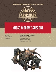 FarmSnack Carne de vită uscată 500g