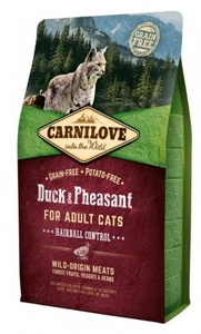 CARNILOVE Cat Duck & Pheasant Hairball Control 6 kg