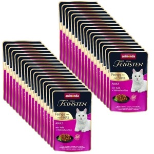 ANIMONDA Cat Vom Feinsten Adult Vițel + File de pui Pungă de 36x85g