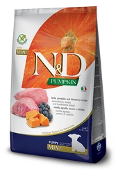 Farmina N&amp;D Pumpkin Grain Free Canine Puppy Mini Lamb &amp; Blueberry 7 kg