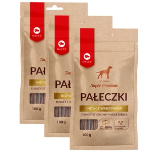 MACED Batoane de curcan cu legume 3x100g