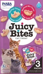 INABA Ciao Juicy Bites - Creveți și fructe de mare 3x11.3g