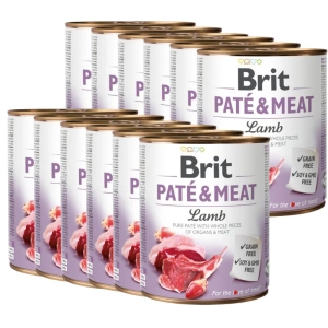 Brit Pate & Carne de miel 12x800g