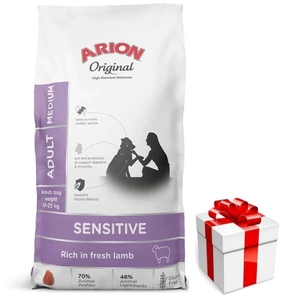 ARION Original Sensitive Adult Medium 12 kg + SURPRIZĂ PENTRU CÂINELE TĂU