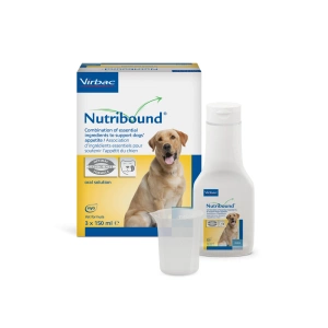 VIRBAC Nutribound Soluție orală pentru câini în convalescență 3x150ml