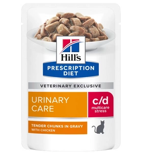 HILL'S PD Prescription Diet Feline c/d Urinary Stress Chicken 85g plic