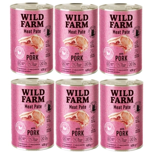 WILD FARM Pate with Pork 6x400g