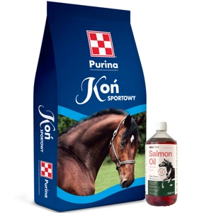 Purina Sport Horse 25 kg + Lab-v Ulei de somon – 100% ulei de somon din Atlantic pentru cai 1000 ml