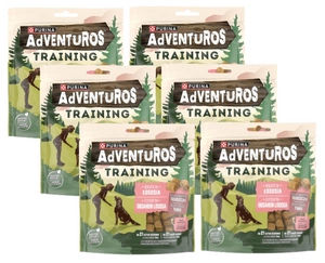 ADVENTUROS Training Dog Treats Bogate în somon 6x115g