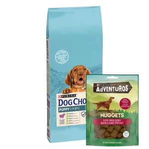 Purina Dog Chow Puppy With Lamb 14kg+ADVENTUROS Nuggets Rich in Boar 90g GRATUIT!!!