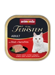 Animonda Vom Feinsten Adult Cat Beef & Potatoes 100g