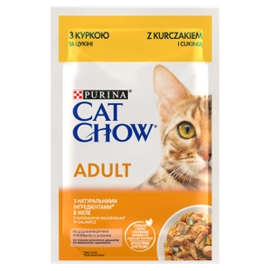 Purina Cat Chow Adult Pui și Dovlecel 85 g