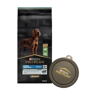PRO PLAN Sensitive Digestion Hrană pentru câini adulți mari Athletic bogată în miel 14 kg + bol GRATUIT!!!