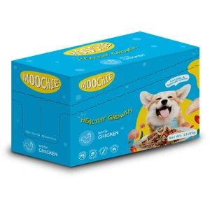 MOOCHIE Creștere sănătoasă cu pui 12x85g hrană umedă pentru câini cu pui