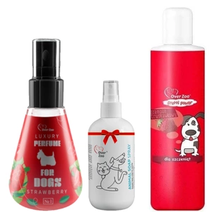 Zestaw do pielęgnacji psów OVER ZOO+OVER ZOO Pet Soap Spray 50ml GRATIS!