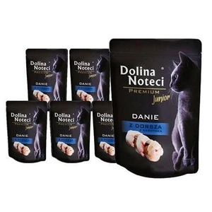 Dolina Noteci Premium Junior Mâncare de cod și sardine 10x85g