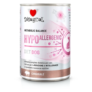 Disugual Hrană umedă pentru câini Veterinară HIPOALERGENICĂ Mistreț (adult) 400 g