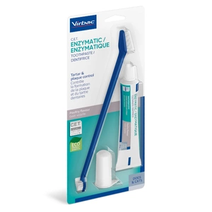 VIRBAC Kit dentar pentru câini (pastă + periuță de dinți) 70g