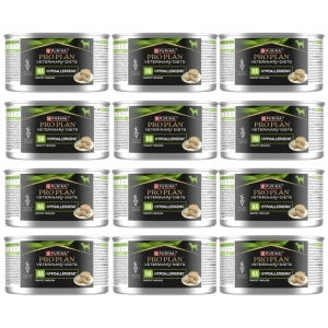 PRO PLAN Veterinary Diets HA Hipoalergenică Hrană umedă pentru câini 12x195g