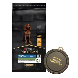 Purina Pro Plan Large Puppy Athletic Optistart, pui și orez 12kg + Bol GRATUIT!!!