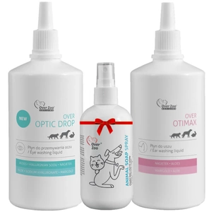 Kit de toaletare pentru câini OVER ZOO+OVER ZOO Spray săpun pentru animale 50ml GRATUIT!