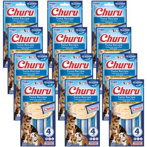 Rețetă INABA Dog Churu (pe bază de pește) cu ton 12x (4x14g)