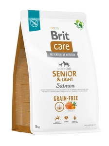 BRIT CARE Dog Grain-free Senior & Light Salmon 3kg