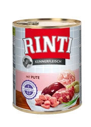 Rinti Kennerfleisch hrană umedă pentru câini – curcan 800 g