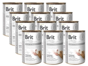 Brit Green Free Veterinary Diet Dog Joint &amp; Mobility Herring with Peas 12x400g