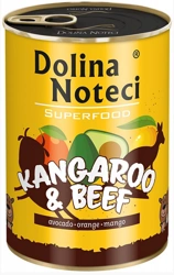 Dolina Noteci Superfood Cangur și carne de vită 400g