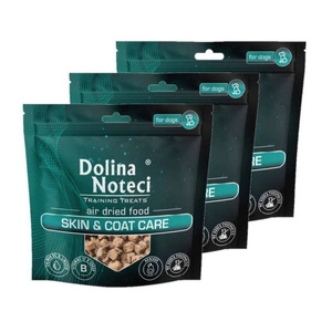 DOLINA NOTECI Training Treats Skin &amp; Coat Care gustări de antrenament pentru câini 3x130g