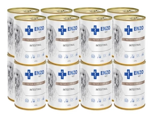 ENZO VET Dietă intestinală pentru câini cu tulburări gastrointestinale, cu miel, 16 x 400 g