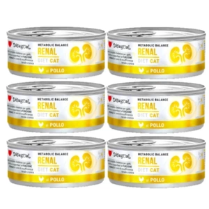 Disugual Hrană umedă pentru pisici Veterinary RENAL Pui (adult) 6x85g