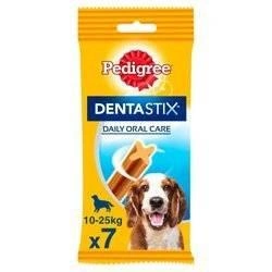 Pedigree DentaStix Dental Treats pentru câini cu vârsta de peste 4 luni și greutatea între 10 și 25 kg, 180 g