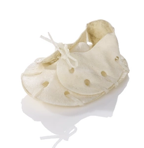 MACED Pantofi albi 7,5 cm