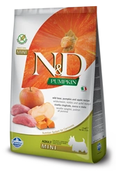 Farmina N&amp;D Pumpkin Grain Free Canine Adult Mini Boar &amp; Apple 800g