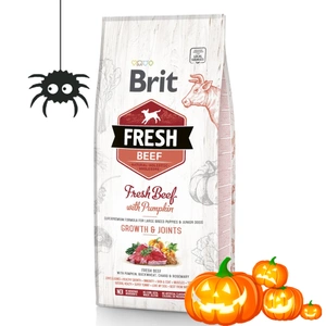 Brit Fresh Beef & Pumpkin Puppy Puppy Large Growth & Joints 12kg