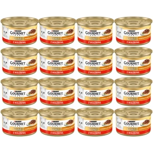 Purina Gourmet Gold Sos Delight cu carne de vită 48x85g