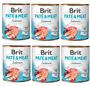 Brit Pate & Meat Salmon 6x800g