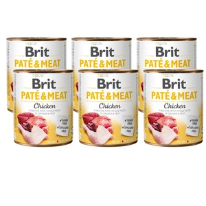 Brit Pate & Carne cu Pui 6x800g