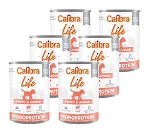 CALIBRA Dog Life Puppy & Junior Lamb with rice 6x400g